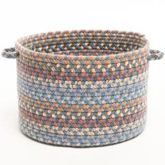 Bar Harbor Bluestone Multi 18" x 12" Basket