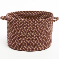 Camden Garnet Tweed 18" x 12" Basket