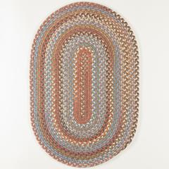 Bar Harbor Mocha Multi 7X9 Oval