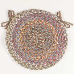 Bar Harbor Mocha Multi 15" Chair Pad