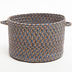 Camden Denim Blue Tweed 18" x 12" Basket