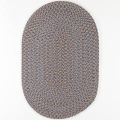 Camden Denim Blue Tweed 3X5 Oval