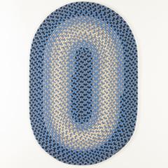 Twin River Blue Multi 5X8 Oval
