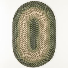 Twin River Green Multi 2X4 Oval