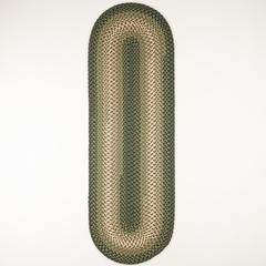 Twin River Green Multi 2X8 Runner