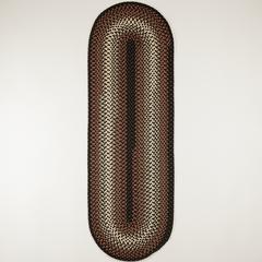 Twin River Black Multi 2X8 Runner