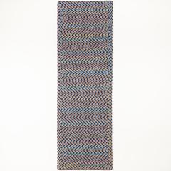 Woodstock Indigo Multicolor 2X6 Rect-Runner