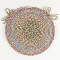 Bar Harbor Seaweed Multi 15" Chair Pad