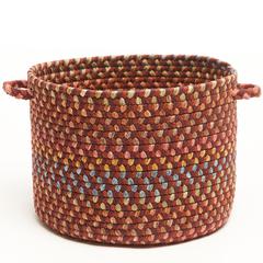 Woodstock Maroon Multicolor 10" x 8" Basket