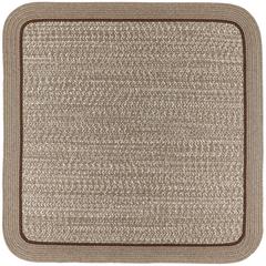 Casual Comfort Mocha Banded 8' Square