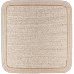 Casual Comfort Sesame Banded 8' Square