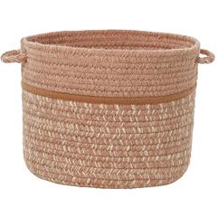 Casual Comfort Rosewood Banded 14" x 10" Basket