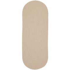 Happy Braids Solid Sand Beige 2X8 Oval