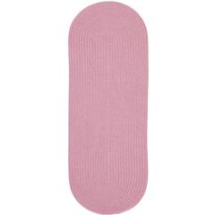 Happy Braids Solid Pink 2X6 Oval