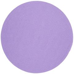 Happy Braids Solid Violet 4' Round