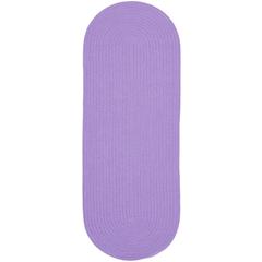 Happy Braids Solid Violet 2X6 Oval