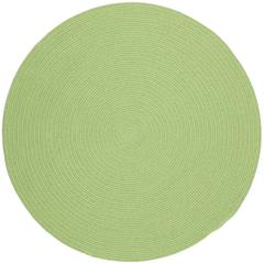 Happy Braids Solid Lime 4' Round