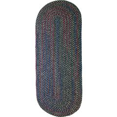 Katie Navy Multi 2X6 Oval