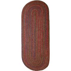 Katie Burgundy Multi 2X8 Oval