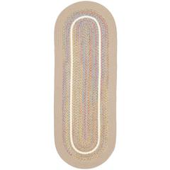 Kids' Isle Sand Beige Banded 2X6 Oval