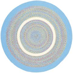 Kids' Isle Aqua Blue Banded 6' Round
