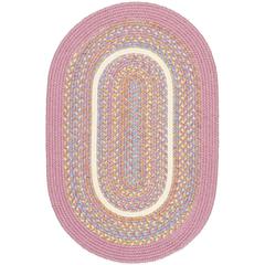 Kids' Isle Pink Banded 10X13 Oval