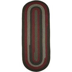 Manhattan Black Satin 2X6 Oval