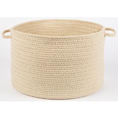 WearEver Cream Poly 18" x 12" Basket