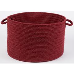 WearEver Colonial Red Poly 18" x 12" Basket