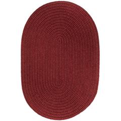 WearEver Colonial Red Poly 5X8 Oval