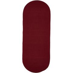 WearEver Colonial Red Poly 2X8 Oval