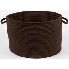 WearEver Brown Poly 18" x 12" Basket