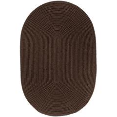 WearEver Brown Poly 3X5 Oval