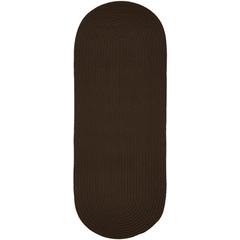WearEver Brown Poly 2X6 Oval
