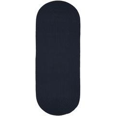 WearEver Navy Poly 2X8 Oval