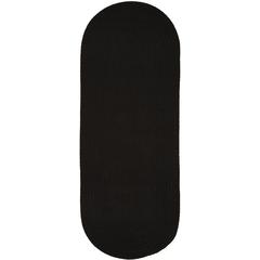 WearEver Black Poly 2X8 Oval