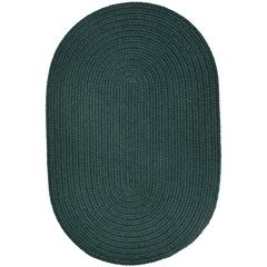 WearEver Spruce Green Poly 7X9 Oval