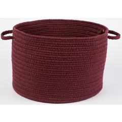 WearEver Burgundy Poly 18" x 12" Basket