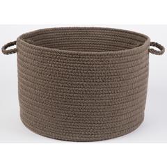 WearEver Dark Taupe Poly 18" x 12" Basket