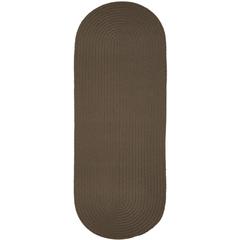 WearEver Dark Taupe Poly 2X8 Oval