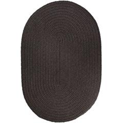 WearEver Brown Velvet Poly 3X5 Oval