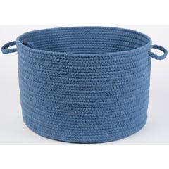 WearEver Marina Blue Poly 18" x 12" Basket