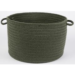 WearEver Dark Sage Poly 18" x 12" Basket