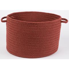 WearEver Terra Cotta Poly 18" x 12" Basket