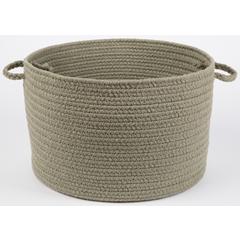 WearEver Moss Green Poly 18" x 12" Basket