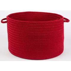 WearEver Brilliant Red Poly 18" x 12" Basket