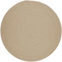 Solid Sand Wool 8' Round