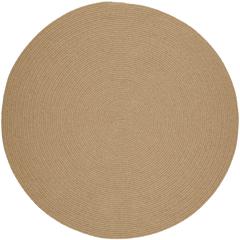 Solid Wheat Wool 8' Round