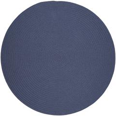 Solid Sailor Blue Wool 6' Round