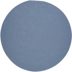 Solid Blue Bonnet Wool 6' Round